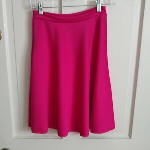 Vibrant Pink Skater Skirt